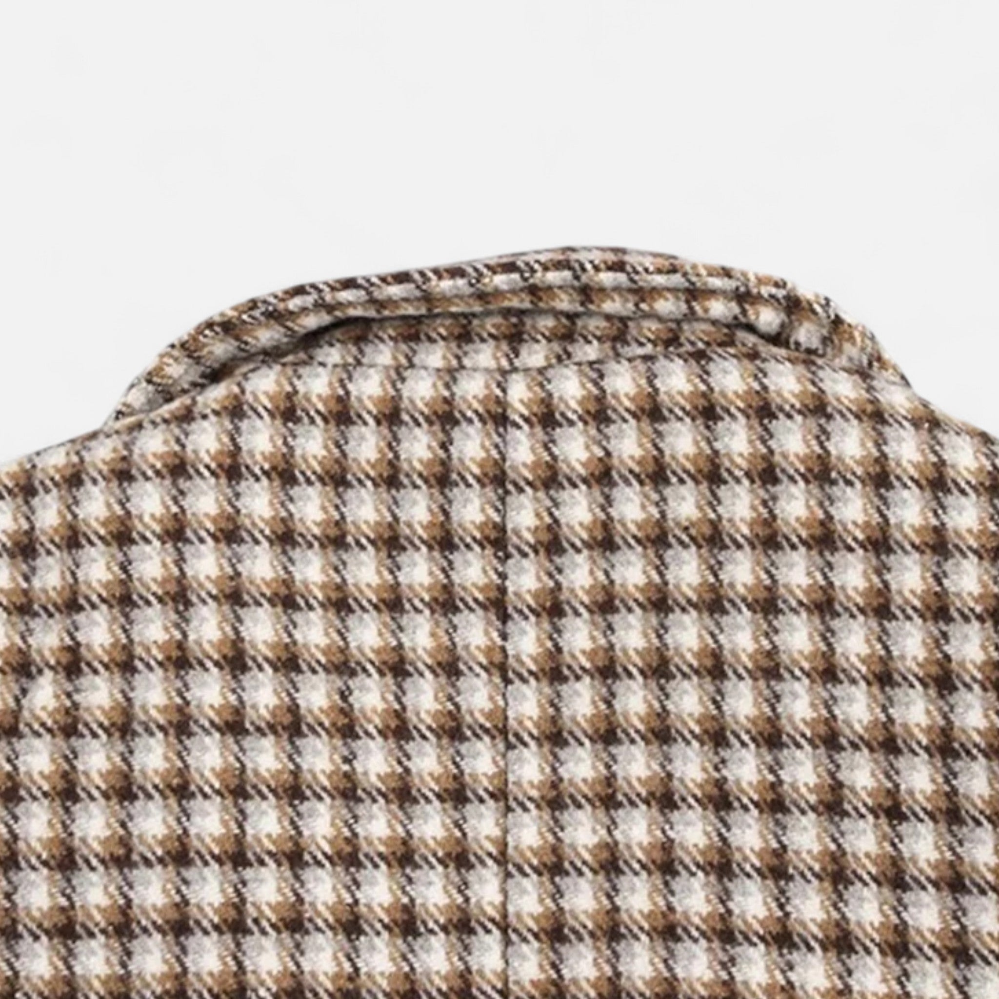 Lauwren | Women's Long Coat – Elegant Vintage Check