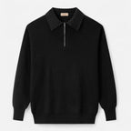 Lauwren | Men's Fold-Down Collar Sweater – Knitted Elegance