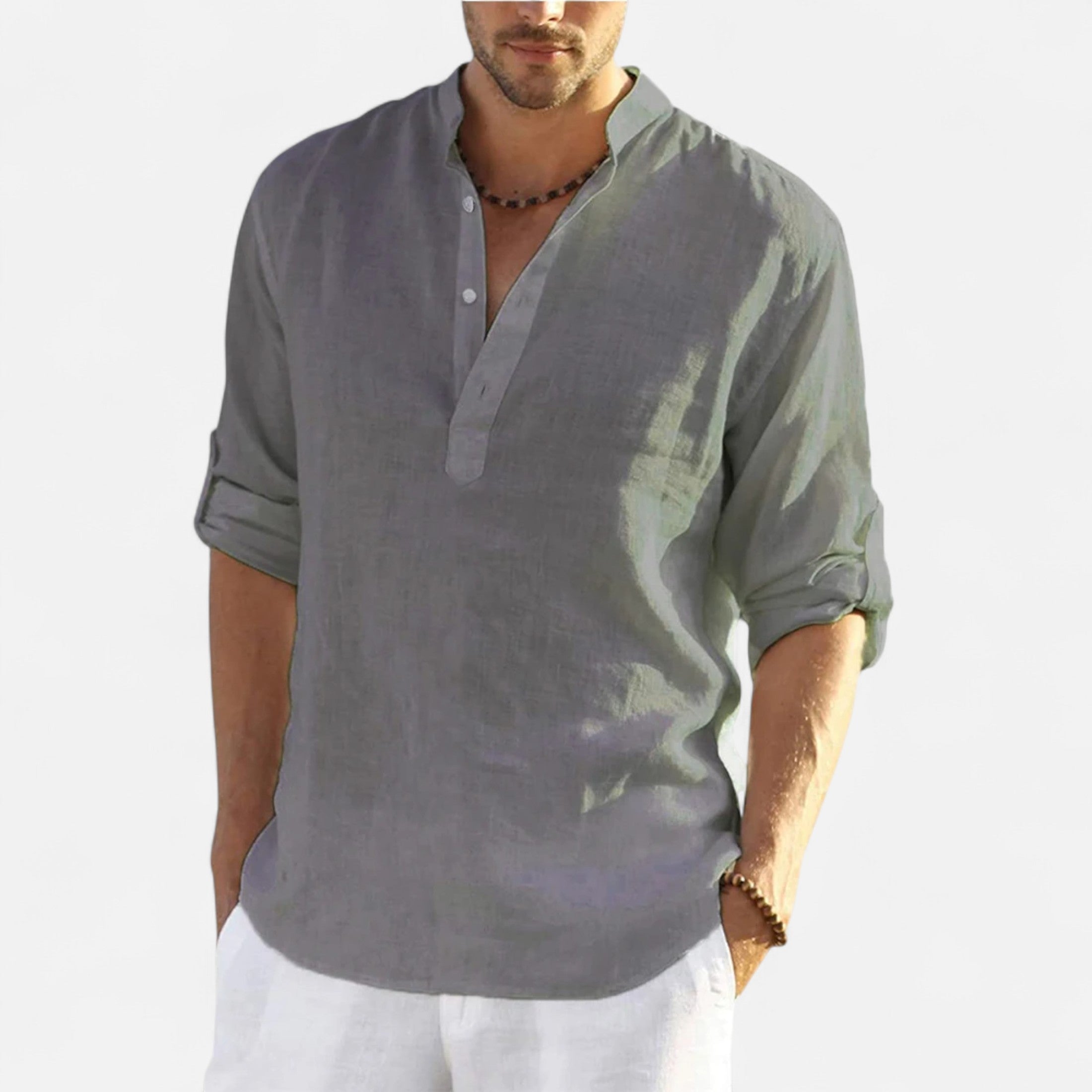 Lauwren | Men's Heritage Linen Cotton Shirt