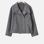 Lauwren | Women's Wool Jacket – Elegant High Collar