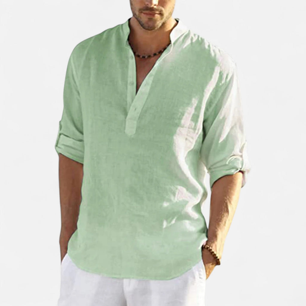 Lauwren | Men's Heritage Linen Cotton Shirt