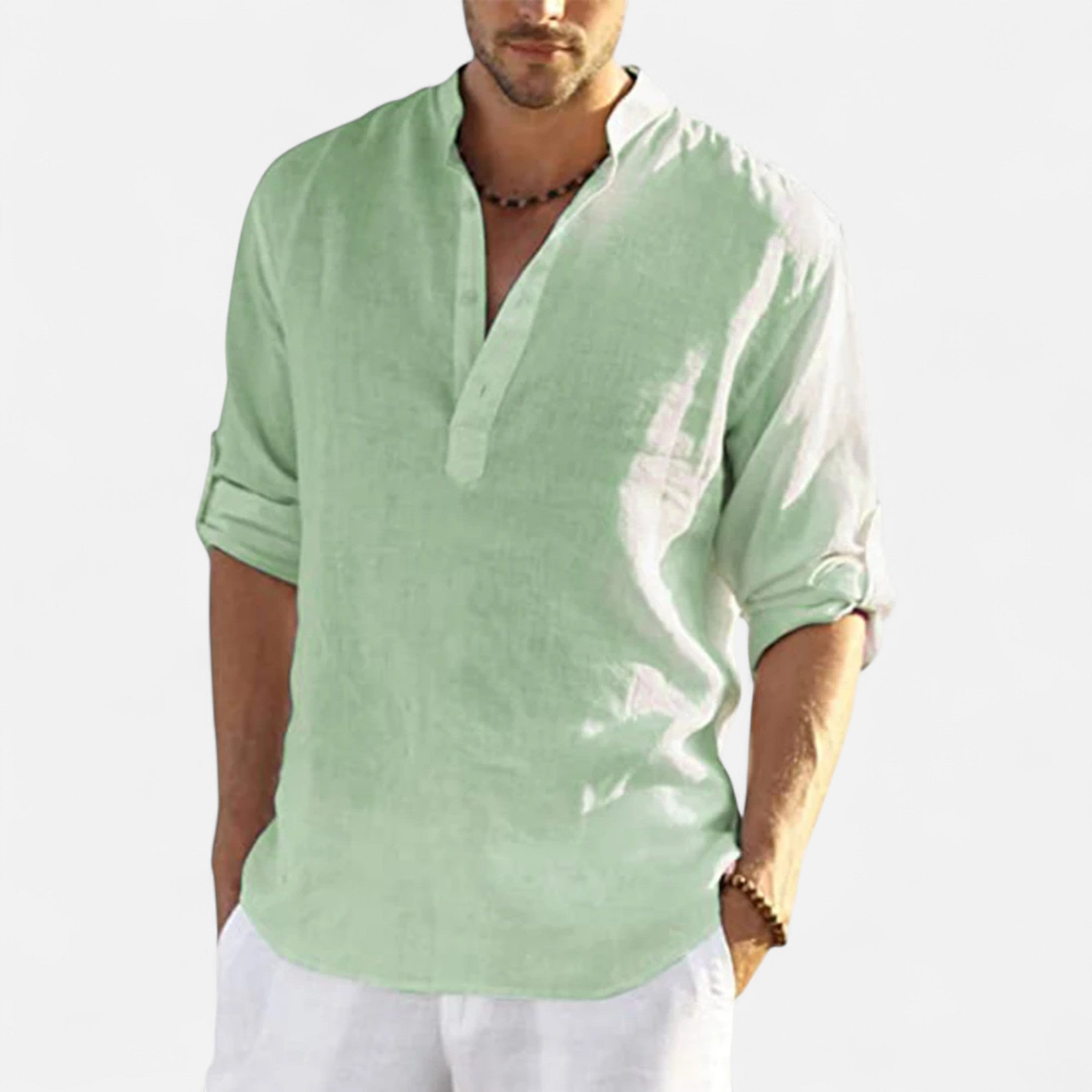 Lauwren | Men's Heritage Linen Cotton Shirt
