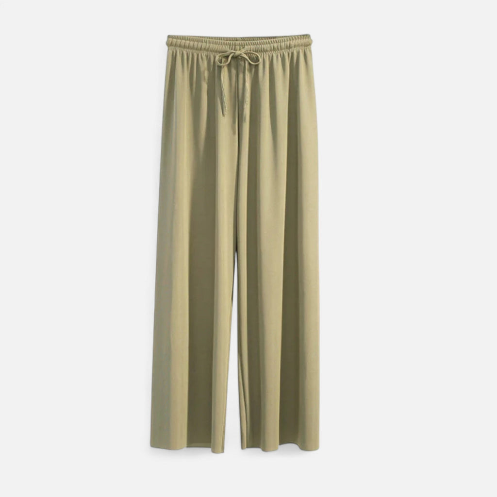 Lauwren | Women's Pleated Wide Leg Trousers