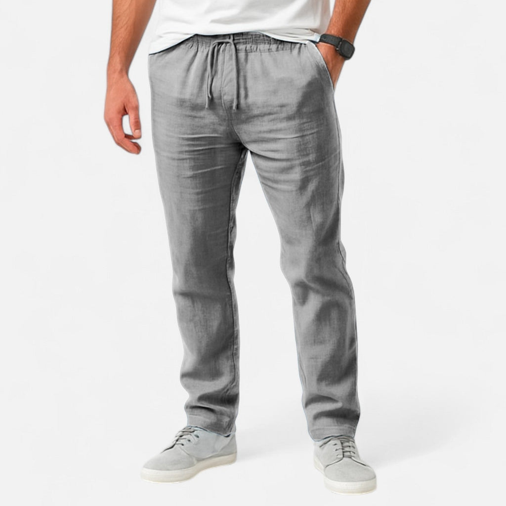 Lauwren | Men's Heritage Linen Cotton Trousers