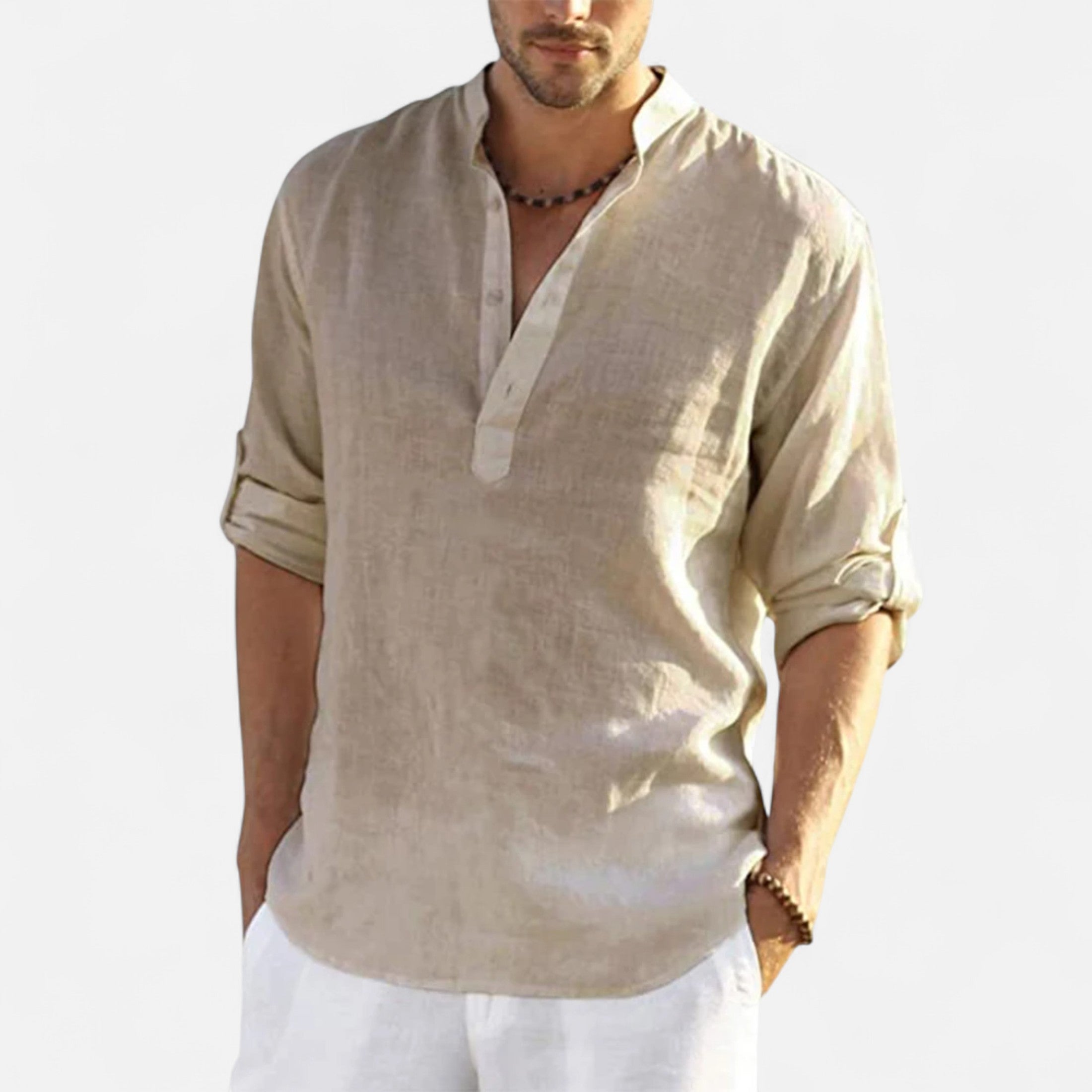 Lauwren | Men's Heritage Linen Cotton Shirt