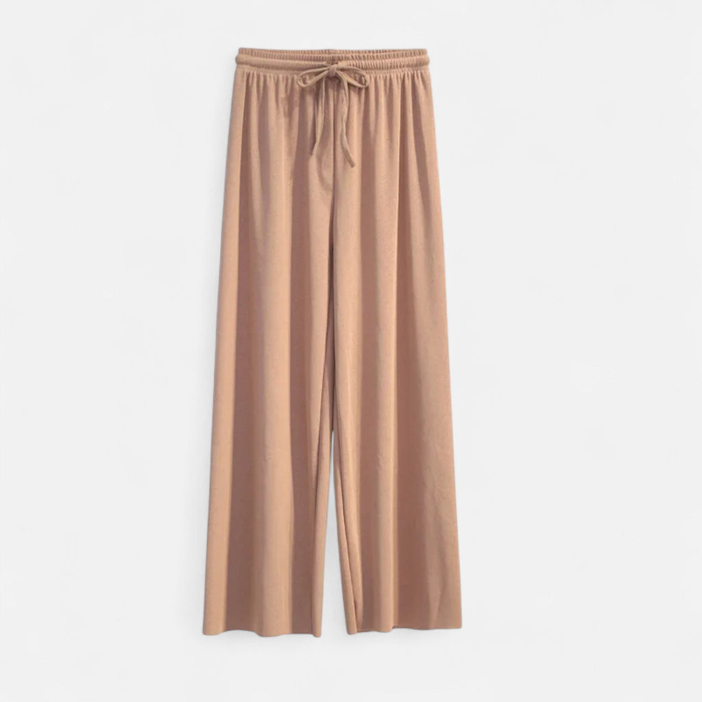Lauwren | Women's Pleated Wide Leg Trousers