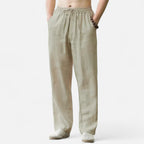 Lauwren | Men's Linen Cotton Trousers Riviera