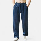 Lauwren | Men's Linen Cotton Trousers Riviera