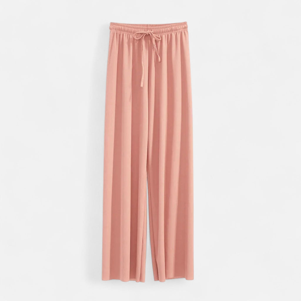 Lauwren | Women's Pleated Wide Leg Trousers