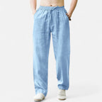 Lauwren | Men's Linen Cotton Trousers Riviera