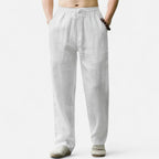 Lauwren | Men's Linen Cotton Trousers Riviera