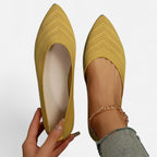 Lauwren | Woman's Elegant pointed toe ballerina's